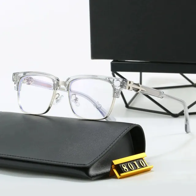 Chrome Hearts Optical Frame Clear Acetate with Silver Hardware