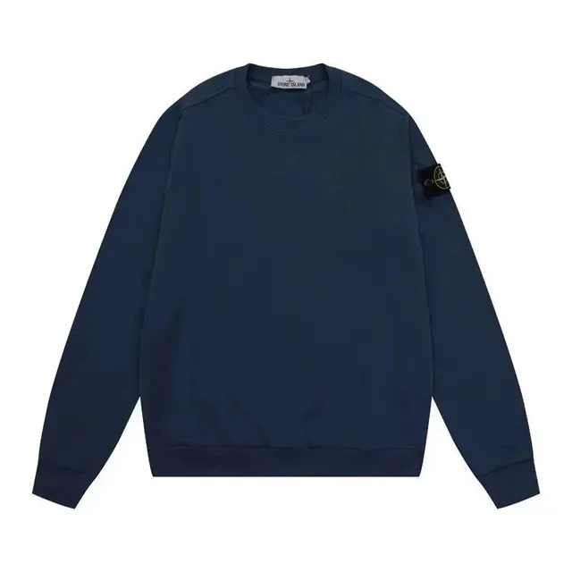 Stone Island Crewneck Sweatshirt Classic Logo Patch