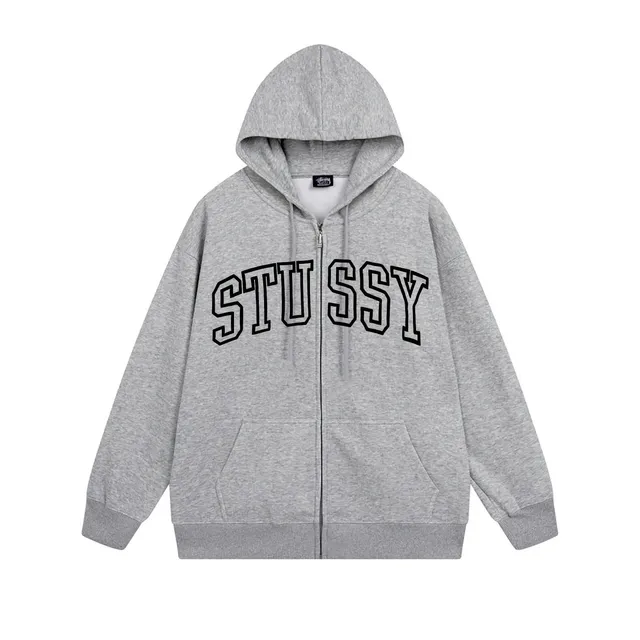 Stüssy Zip-Up Hoodie Arch Logo