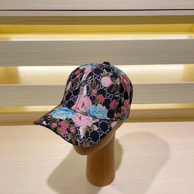 Gucci Baseball Cap Floral GG Print