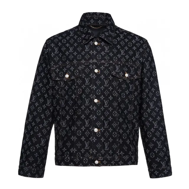 Louis Vuitton Denim Trucker Jacket Monogram Canvas