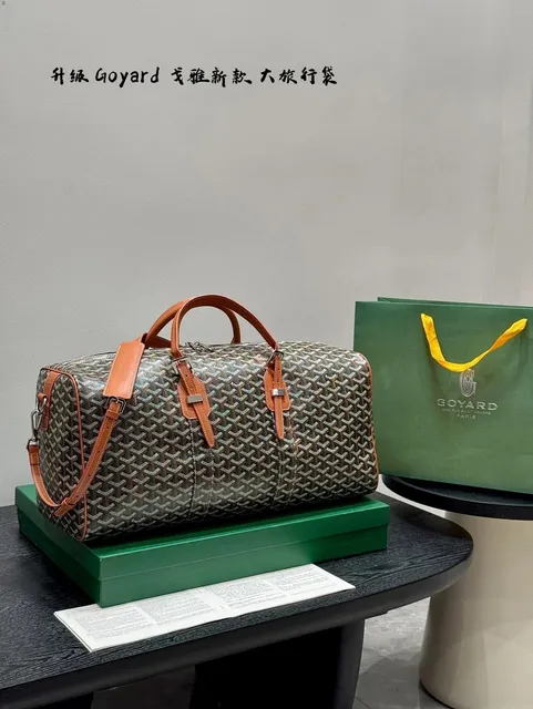 Goyard Saint Louis Duffle Goyardine Canvas