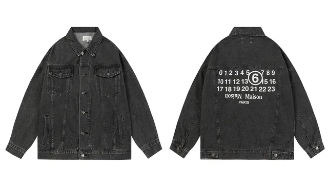 Maison Margiela Denim Jacket Numbered Back Print