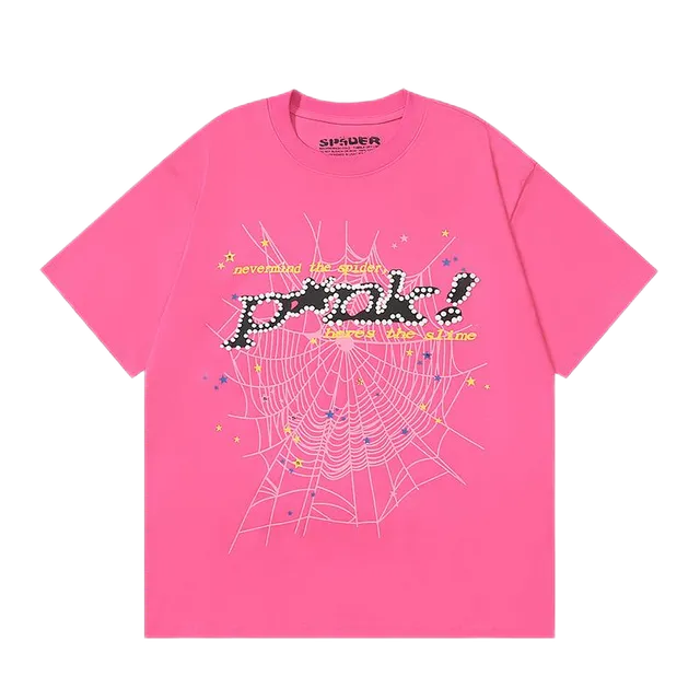 Sp5der Graphic Tee Spider Web Print