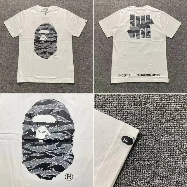 BAPE × Undefeated Ape Head Tee Camouflage Ape Head