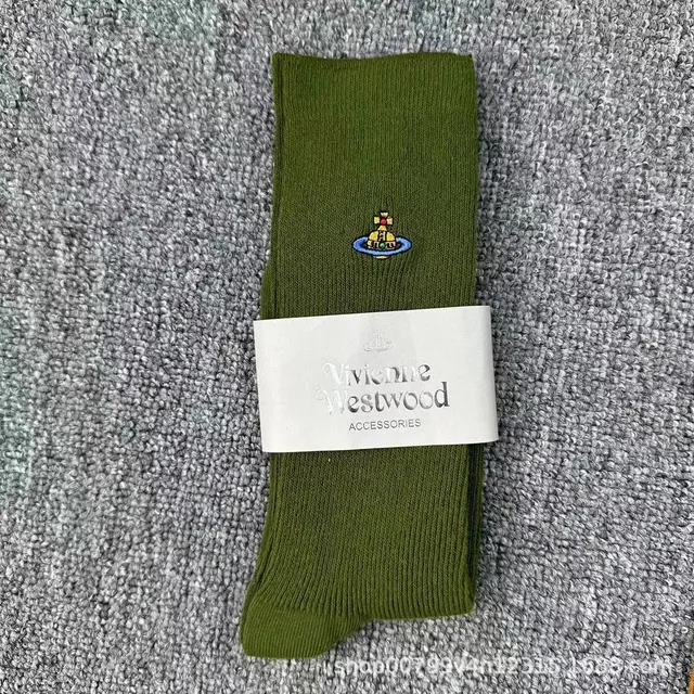 Vivienne Westwood Logo Sock Orb Embroidery