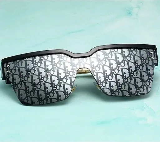 Dior Shield Sunglasses Oblique Logo Print