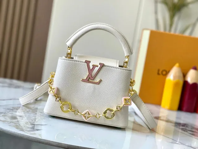 Louis Vuitton On The Go Monogram Empreinte with Pink LV Logo