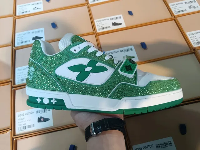烫钻白绿魔术贴 sk827
