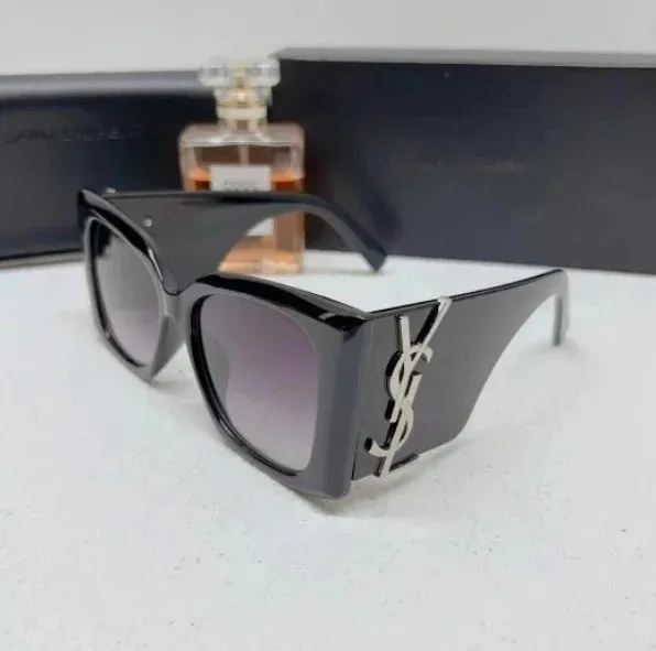 Saint Laurent Sunglasses Monogram Temple Detail