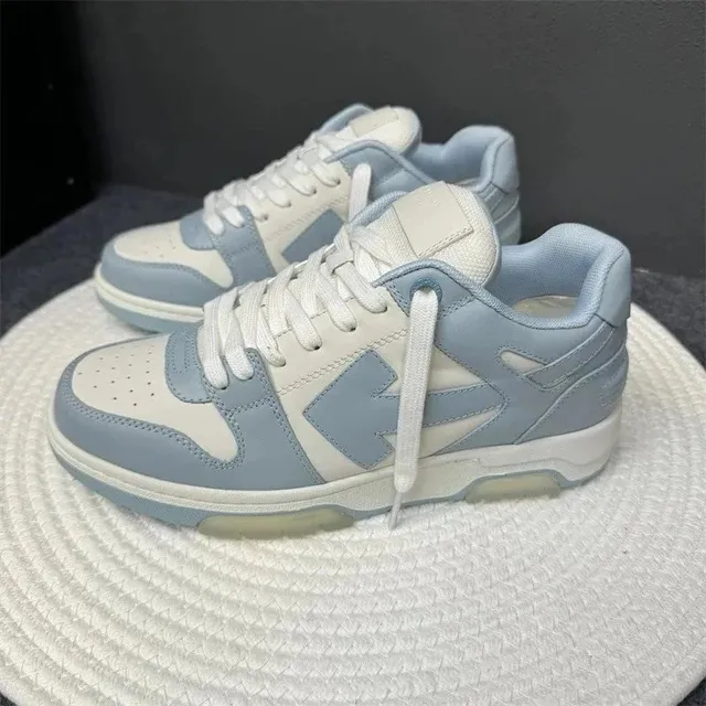Off-White Chunky Runner Light Blue and White