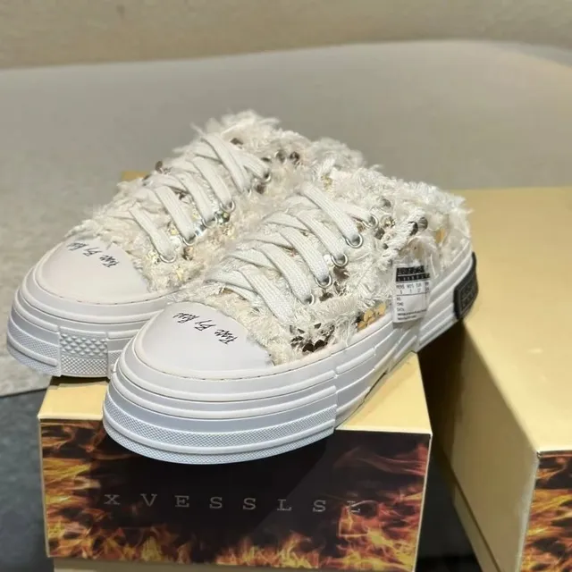Off-White Chunky Sneaker Fuzzy Trim