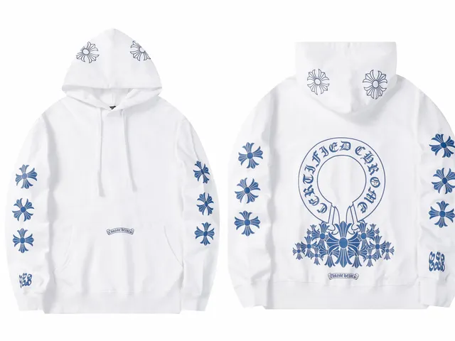 Chrome Hearts Hoodie Flower Print