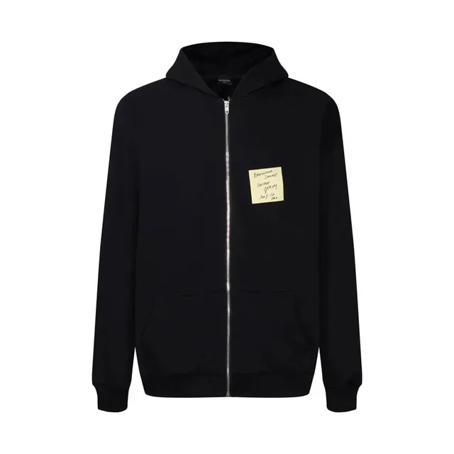 Balenciaga Zip-Up Hoodie Vintage Jersey