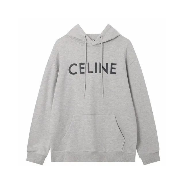 Celine Logo Hoodie Oversized