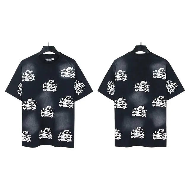 Hellstar T-Shirt All-Over Flame Print