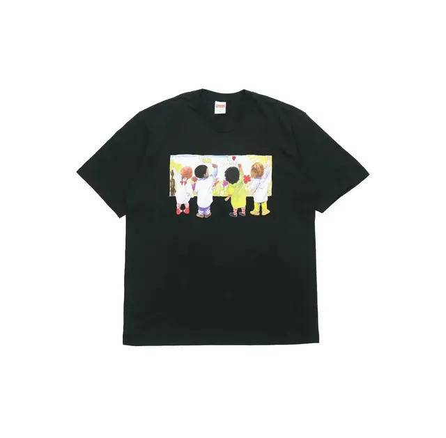 Supreme T-Shirt Children Painting Graphic
