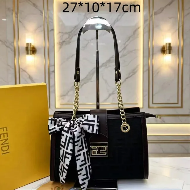 Fendi Baguette FF Logo