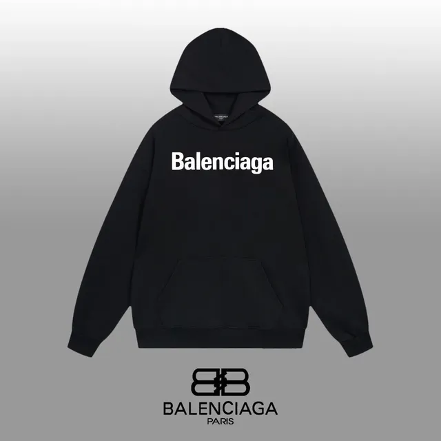 Balenciaga Logo Hoodie Oversized