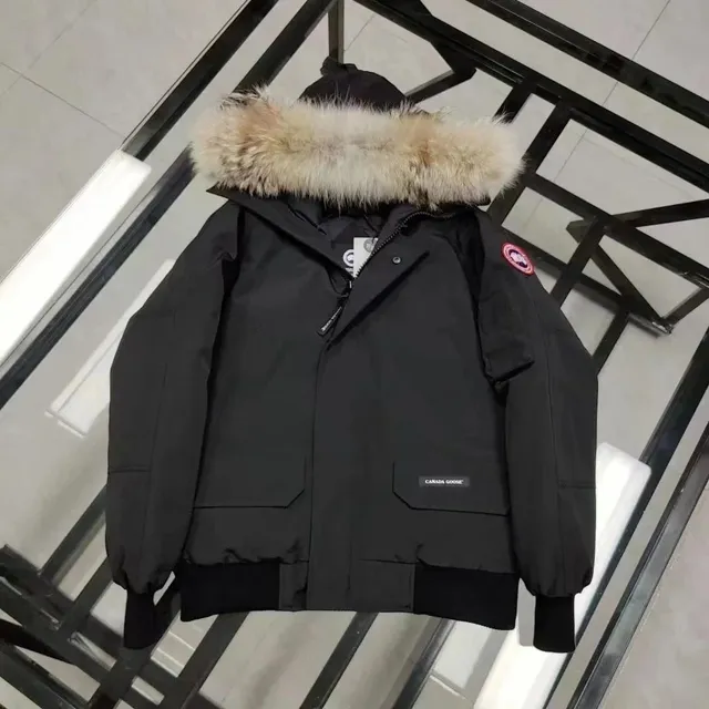 Canada Goose Expedition Parka Black with Fur Trim