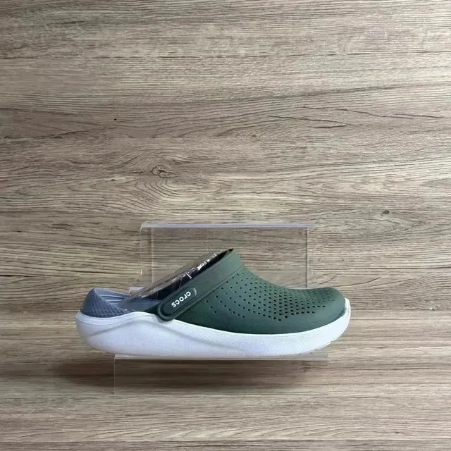Crocs Classic Clog Olive Green/White
