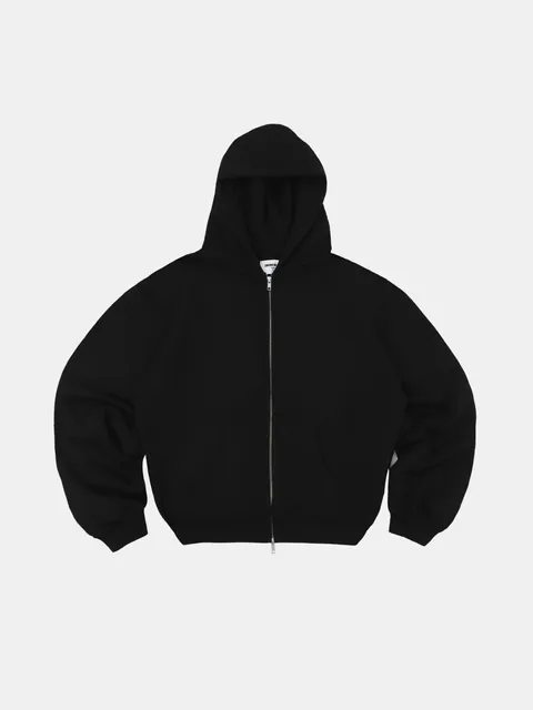 Black thick cotton T (black)