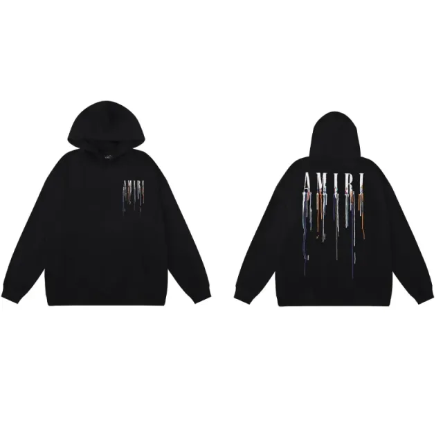 Amiri Hoodie Dripping Logo