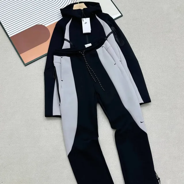 Nike Tech Fleece Hoodie and Joggers Colorblocked