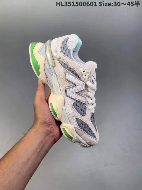 New Balance 9060 Cloud Grey / Lime