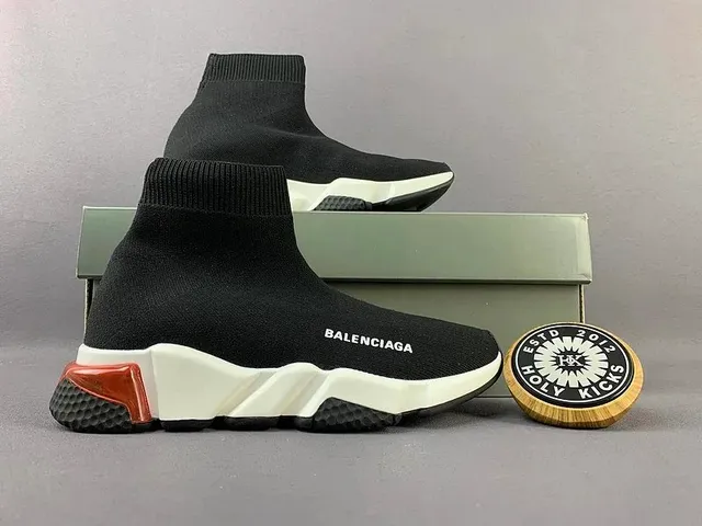 Balenciaga Speed Trainer Black White Red