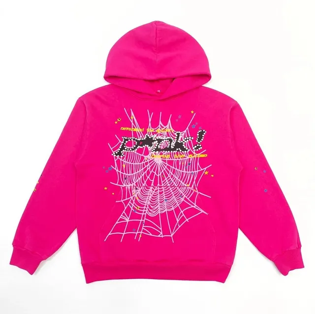 Palm Angels Spiderweb Hoodie Crystal Spiderweb