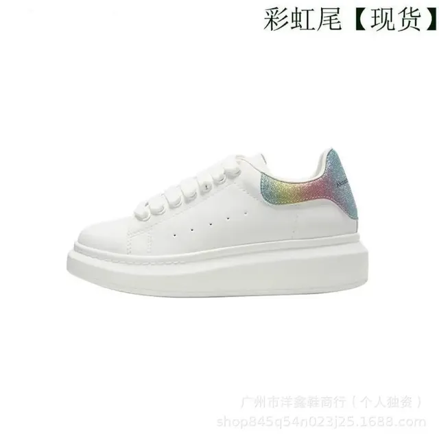 Alexander McQueen Oversized Sneaker Rainbow Heel
