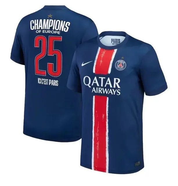 Nike × Paris Saint-Germain Home Jersey Champions of Europe