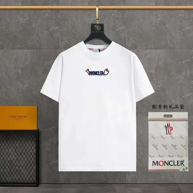 Moncler Logo T-Shirt Embroidered Logo