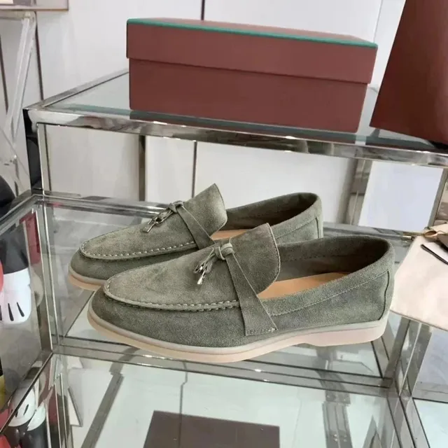 Loro Piana Horsebit Loafer Suede