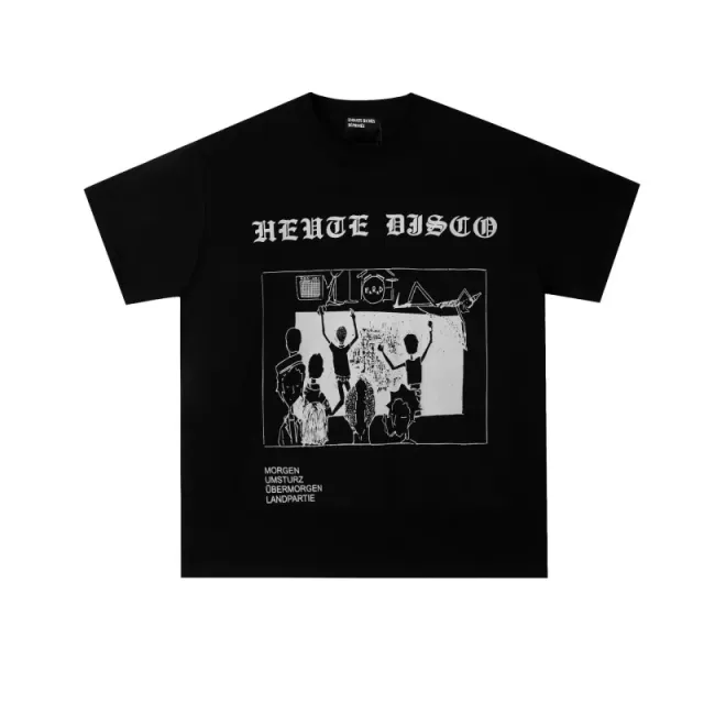 Hermès Graphic T-Shirt Herte Disco Print