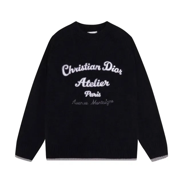 Dior Atelier Paris Sweater Embroidered Logo