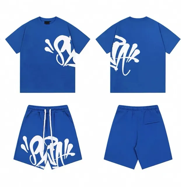 Syna World Graphic Tee & Shorts Set Spray Paint Logo
