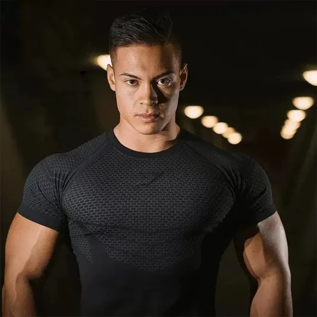 Gymshark Compression T-Shirt Hex Grid