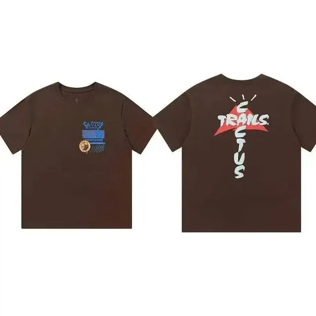 Travis Scott × Off-White Cactus Jack Tee Brown Graphic