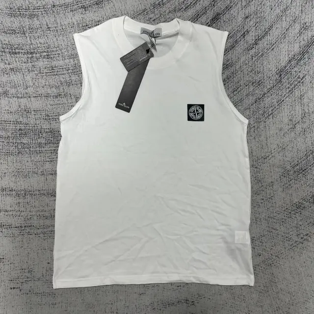 Stone Island Sleeveless Tee Compass Logo
