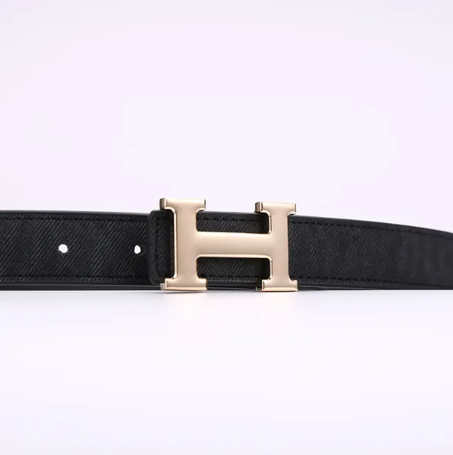 Hermès H Buckle Belt Gold Hardware