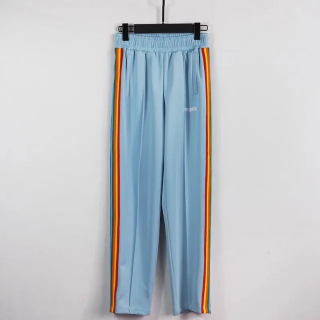 Palm Angels Track Pants Rainbow Stripe