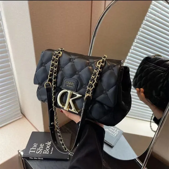 Calvin Klein Quilted Chain Shoulder Bag