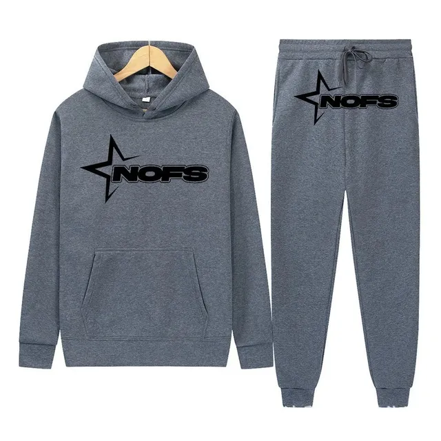 Hoodie and Joggers Set NOFS Star Logo
