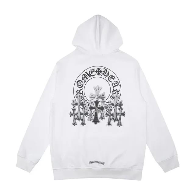 Chrome Hearts Hoodie Cross Logo Print