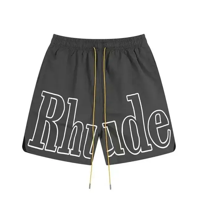 Rhude Logo Shorts Outline Logo