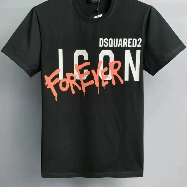 Dsquared2 Icon Forever Tee Graffiti Print