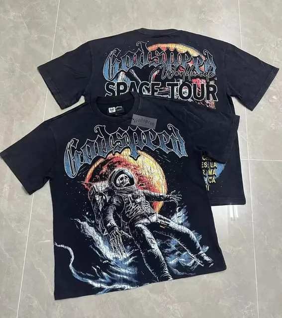 Godspeed Space Tour Tee Astronaut Graphic