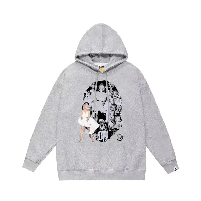 BAPE Shark Hoodie Marilyn Monroe Print